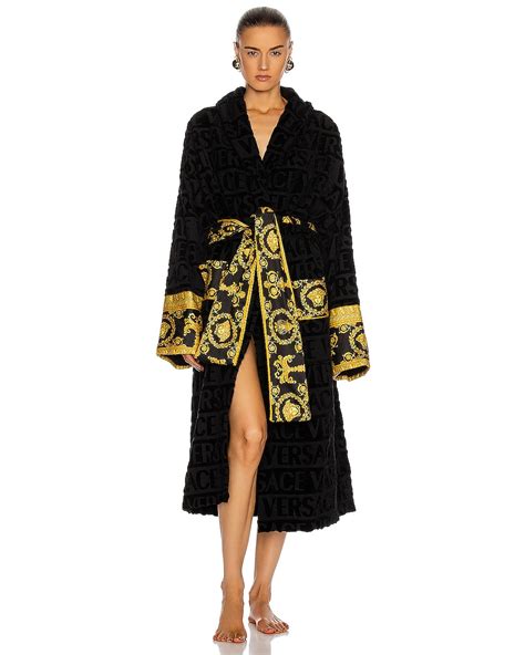 versace woman robe